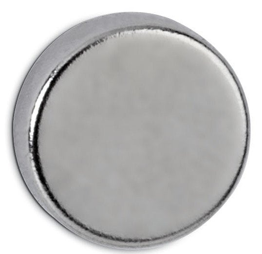 Jakob Maul Gmbh Neodym-Magnet Diámetro 10 X H 3 Mm Nickel Haftkraft Disco - 1