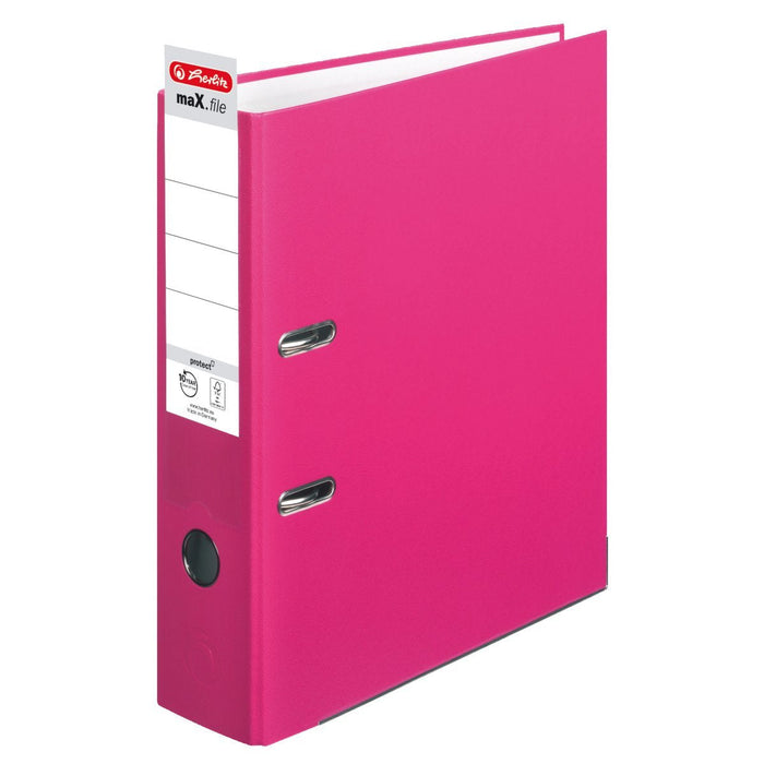 Herlitz Max.File Carpeta De Cartón A4 Rosa