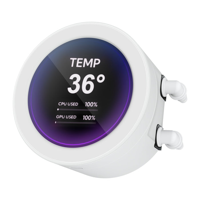 Sama Q70 360 Wasserkã¼hlung Lcd Display White Retail
