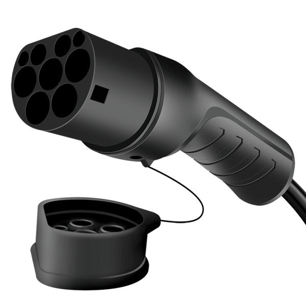 Logilink Elektroauto Cable De Carga Electric Car Charging Cable Tipo 2 Spiral 22kw 3p 32a 5m Negro + Bolsa