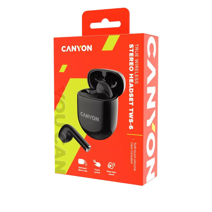 EAN 5291485010065 - Canyon CNS-TWS6B auricular y casco True Wireless Stereo (TWS) Dentro de oído Llamadas/Música/Deporte/Uso  imagen 5