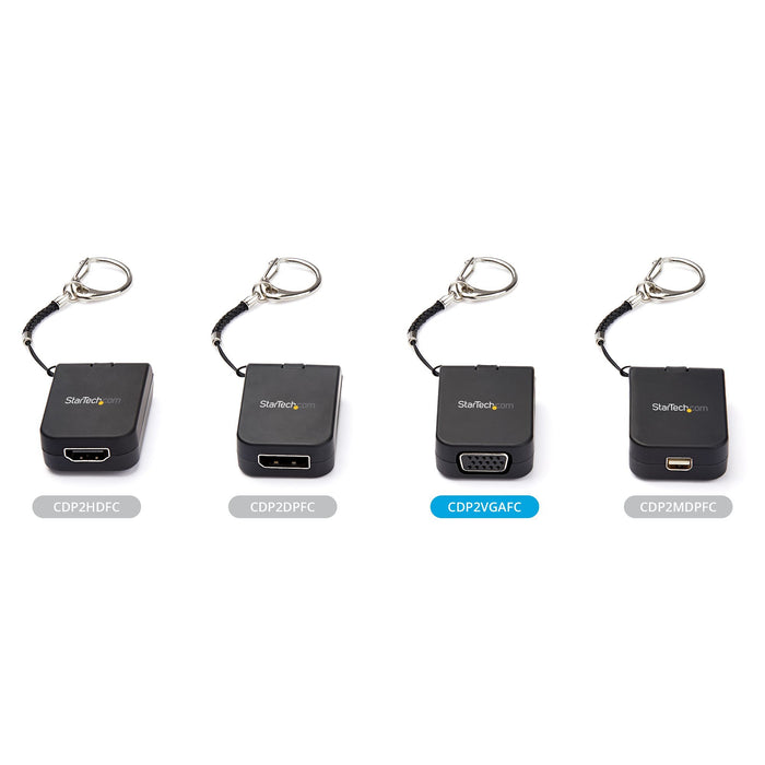 EAN 0065030884471 - StarTech.com CDP2VGAFC Adaptador gráfico USB 1920 x 1080 Pixeles Negro imagen 5