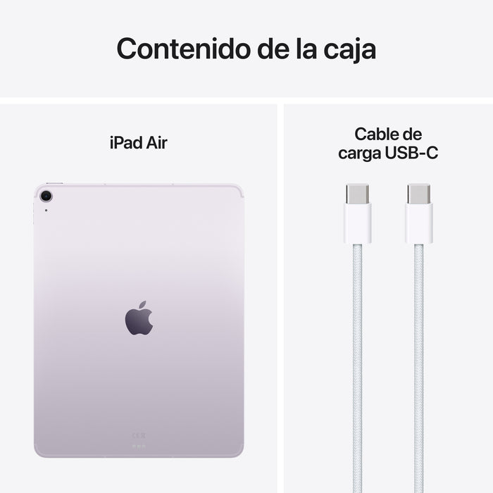 EAN 0195949965517 - Apple iPad Air 5G Apple M TD-LTE & FDD-LTE 256 GB 33 cm (13") 8 GB Wi-Fi 6E (802.11ax) iPadOS 18 Púrpura imagen 10