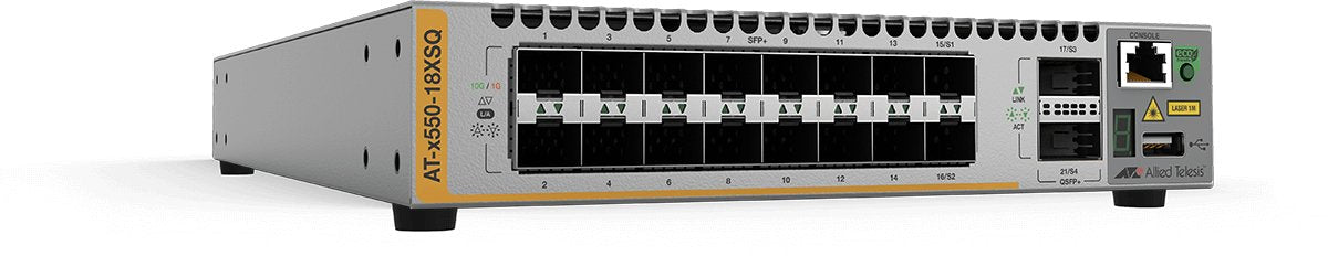 EAN 767035210179 - Allied Telesis AT-x550-18XSQ-50 Gestionado L3 Energía sobre Ethernet (PoE) Gris imagen 1