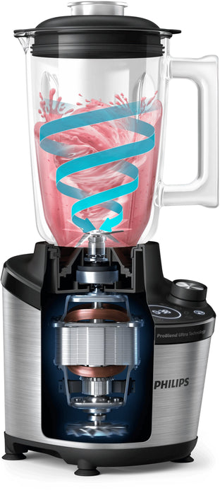 EAN 8720389013591 - Philips 7000 series HR3760/10 licuadora 2 L Batidora de vaso 1500 W Gris imagen 9