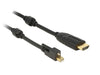 EAN 4043619837328 - DeLOCK 83732 adaptador de cable de vídeo 5 m Mini DisplayPort HDMI Negro imagen 1