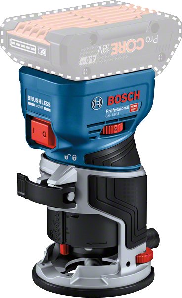 EAN 4059952640761 - Bosch GKF 18V-8 Negro, Azul 30000 RPM imagen 2