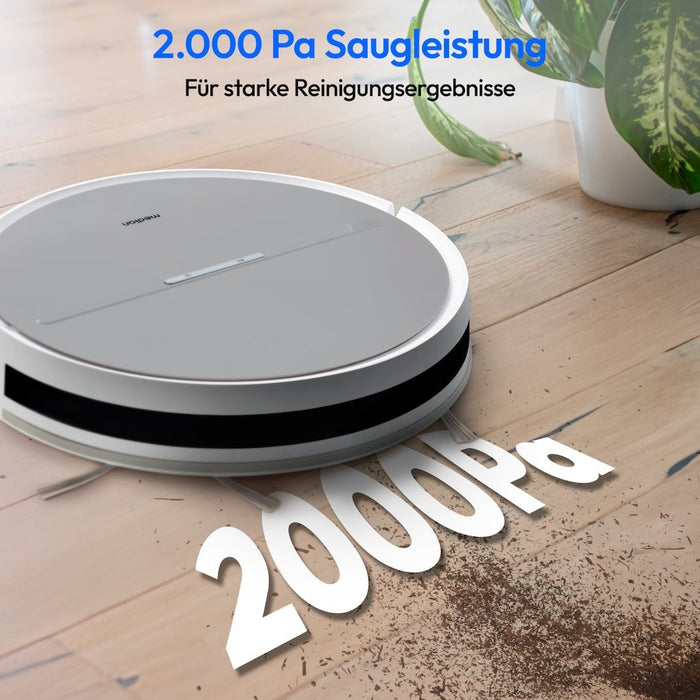 Medion Md18035 E35 Sw  (Blanco/Gris, Saugroboter Mit Wischfunktion) 50076258