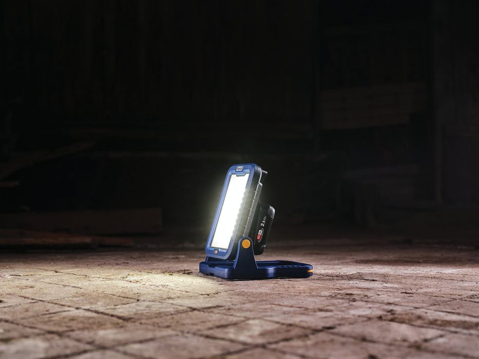 Rapid 18v Work Light Bwl2400 Blue 2400lm 5000k Ip20 Tiltable Head