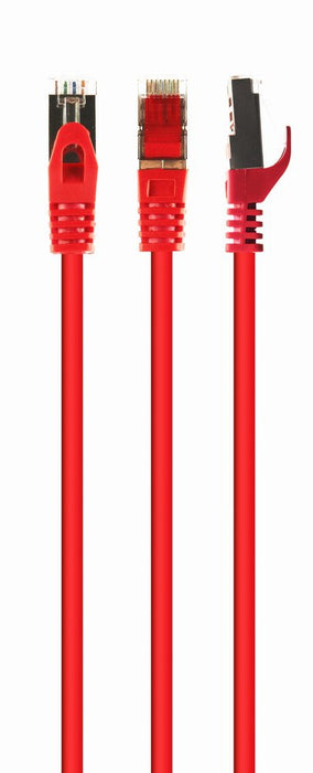 EAN 8716309091343 - Gembird PP6A-LSZHCU-R-0.5M cable de red Rojo 0,5 m Cat6a S/FTP (S-STP) imagen 1