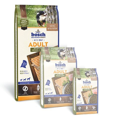 EAN 4015598013161 - Bosch 52070015 comida seca para perros 15 kg Adulto Mijo, Aves imagen 1