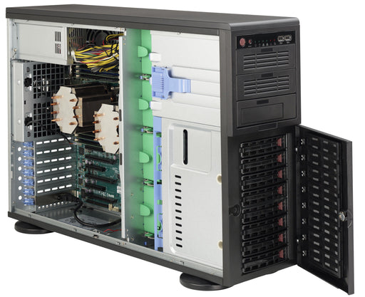 EAN 0672042287239 - Supermicro SuperChassis 743AC-668B Full Tower Negro 668 W imagen 1