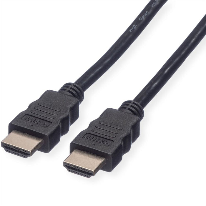 Roline Hdmi High Speed Cable Mit Ethernet Schwarz 15m