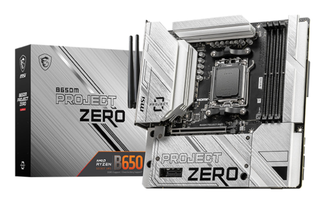 EAN 4711377126649 - MSI B650M PROJECT ZERO placa base AMD B650 Zócalo AM5 micro ATX imagen 1