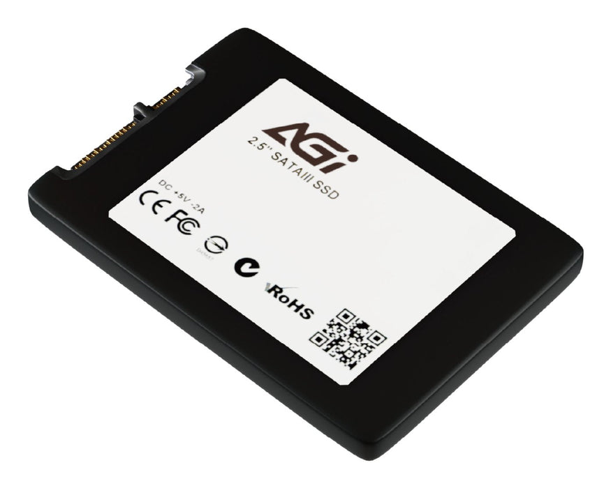 Ssd Agi Technology 256 Gb Serial Ata Iii Write Speed 510 Mb/S Read Speed 530 Mb/S Hanging Box 2.5" Mtbf 1500000 H Agi256g25ai238-Cb