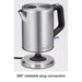 EAN 4006160011067 - ProfiCook PC-WKS 1106 tetera eléctrica 1 L 2200 W Acero inoxidable imagen 4