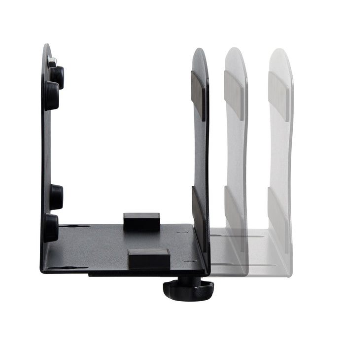 Startech.Com Pc Wall Mount Bracket For Desktop Computers Up To 40lb Toolless Width Adjustment 1.9-7.8in (50-200mm) Heavy-Duty Steel Cpu Tower/Case Shelf/Holder Includes Mounting Hardware And Spacers (2ns-Cpu-Wall-Mount) Soporte De Montaje E