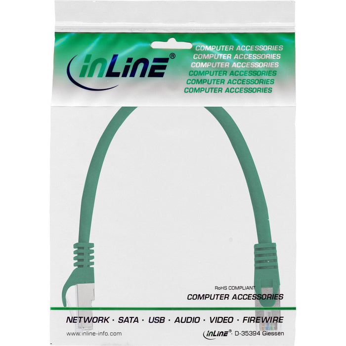 Cable De Red Inline F/Utp Cat.5e Verde 0,3m