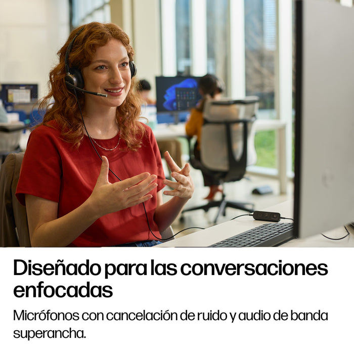 EAN 0199251820830 - HP Poly Mission 615 Monaural USB Wired Headset Alámbrico Diadema Oficina/Centro de llamadas USB Type-C /  imagen 11