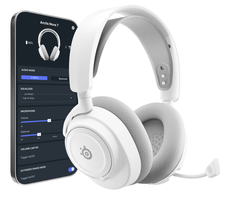 Steelseries Arctis Nova 7p Gen 2 Auriculares Inalámbrico Diadema Juego Bluetooth Blanco