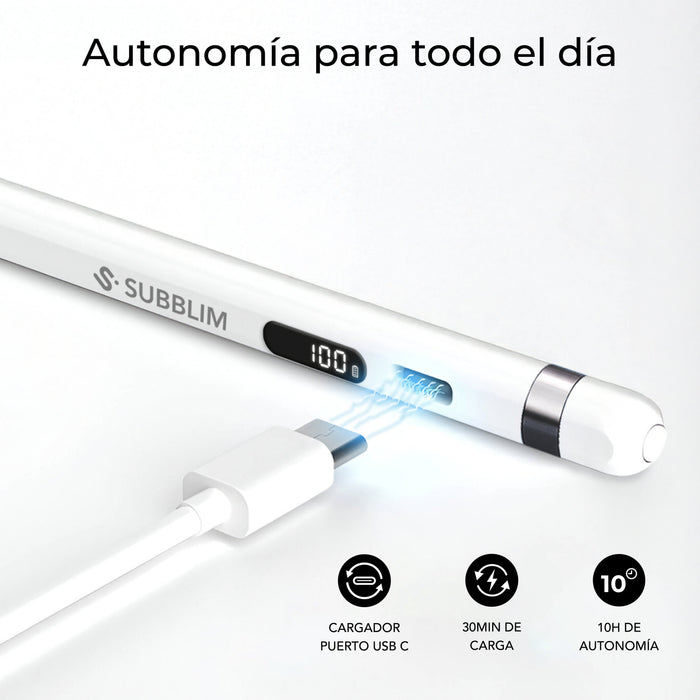 EAN 8436586743826 - SUBBLIM SUBPEN-UN0001 lápiz digital 70 g Blanco imagen 4