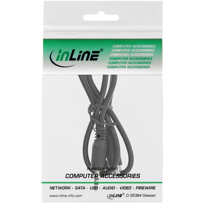 Adaptador De Audio Inline, Estéreo Macho/Hembra De 3,5 Mm Con Rosca, 0,6 M