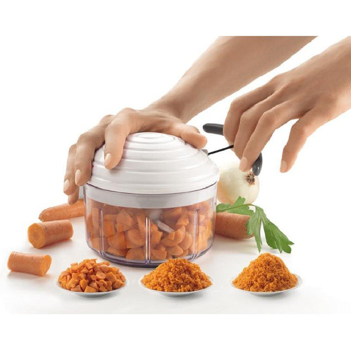 Picadora De Verduras Giratoria Manual, Rotomac, 500 Ml, Ø12 X 11 Cm