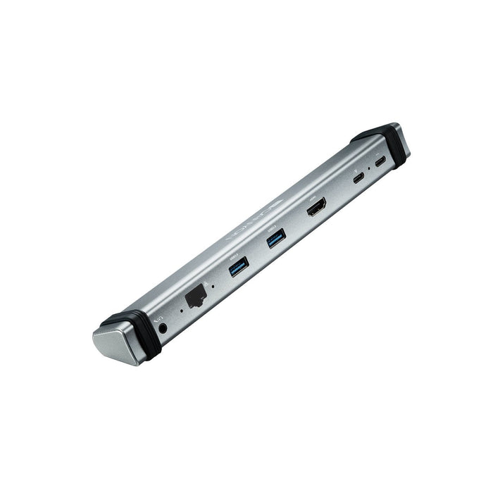 Docking Usb Tipo-C Canyon Cns-Tds06dg 2xusb 1xhdmi 2xusb Tipo-C 1xrj45 Gris Espacial
