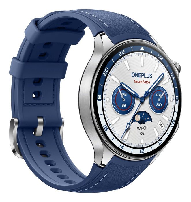 EAN 6921815626626 - OnePlus Watch 2 3,63 cm (1.43") AMOLED 47 mm Digital 466 x 466 Pixeles Pantalla táctil Azul Wifi GPS (sat imagen 3