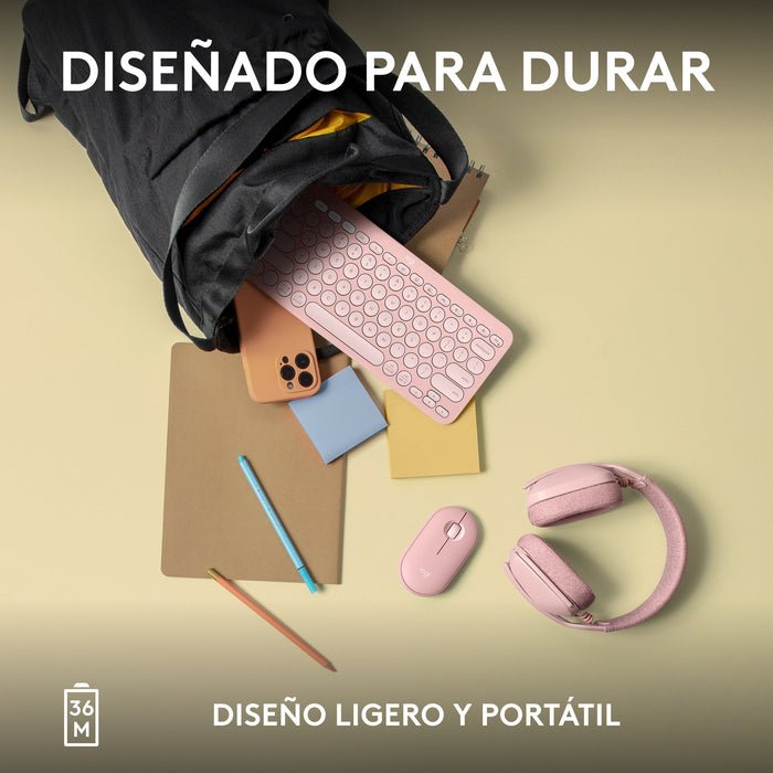 EAN 5099206111271 - Logitech 920-011829 teclado Universal Bluetooth QWERTY Español Rosa imagen 14