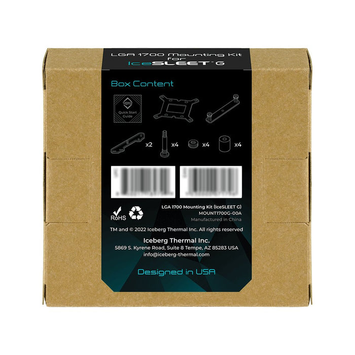 EAN 1230000071802 - Iceberg Thermal MOUNT1700G-00A accesorio o pieza de sistema de refrigeración para ordenador Kit de montaj imagen 7