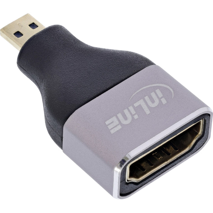 Inline® Hdmi Adapter, Hdmi A Hembra / Micro Hdmi D Male, 8k Uhd