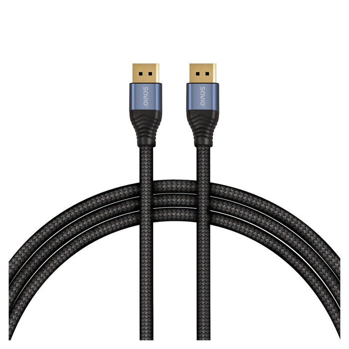 Savio Cl-210 Cable Displayport 2 M Negro