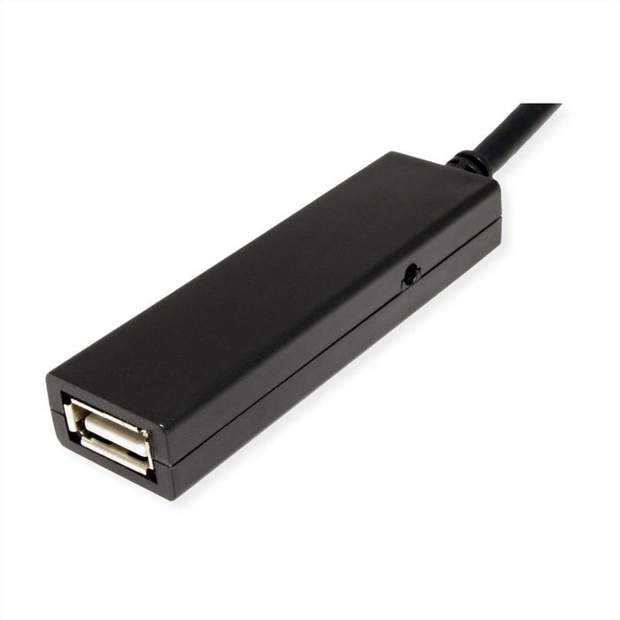 Value Usb 2.0 Verlngerung, Aktiv, Mit Repeater, A-C, Schwarz, 20 M