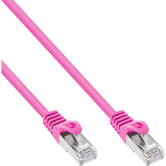 Cable De Red Inline Sf/Utp Cat.5e Rosa 15m