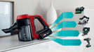 EAN 4242005307005 - Bosch BCS711PET aspiradora de pie y escoba eléctrica Aspiradora escoba Batería Secar Sin bolsa 0,3 L Negr imagen 8
