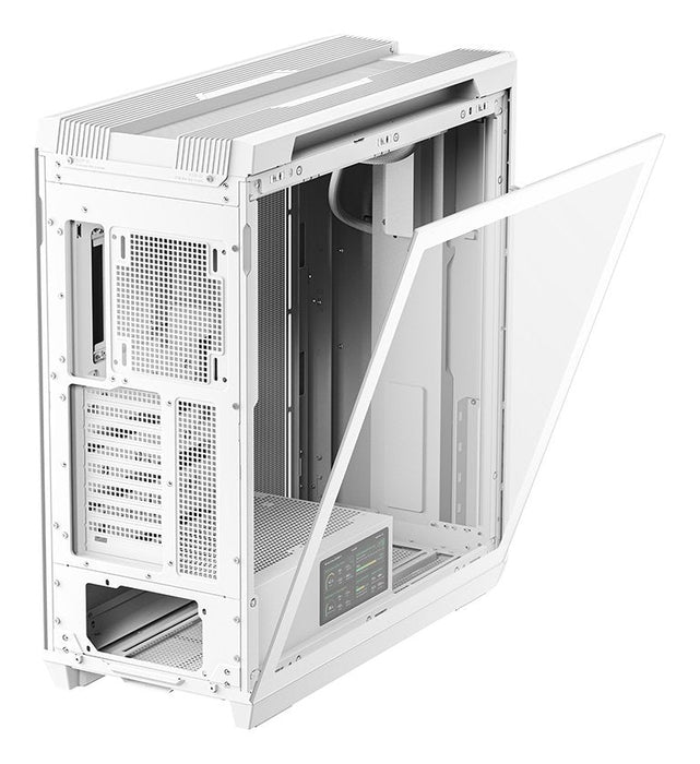 Caja Pc Deepcool Genome Iii Integrated Liquid Cooling Case, White