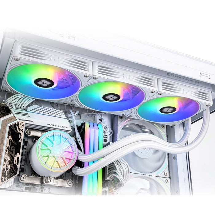 K Kit Watercooling Aio Thermalright Aqua Elite V6 Rgb - 360mm (Blanc)