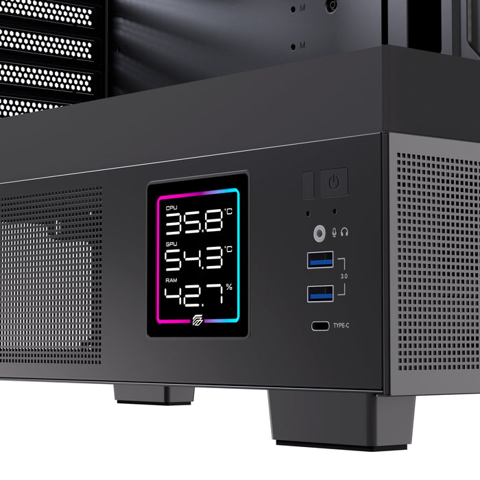 EAN 6977277360066 - Einarex EXCS-PR-51DR-B carcasa de ordenador Midi Tower Negro imagen 11