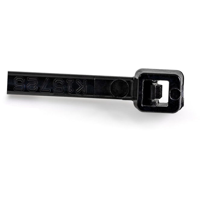 Startech.Com Bridas De 10cm Para Cables - 2 Mm De Ancho, 22 Mm De Diámetro, Soportan 8 Kg De Tensión, De Nylon, Cierre Automático Y Punta Curva, 94v-2/Ul, Paquete De 100 - Negras