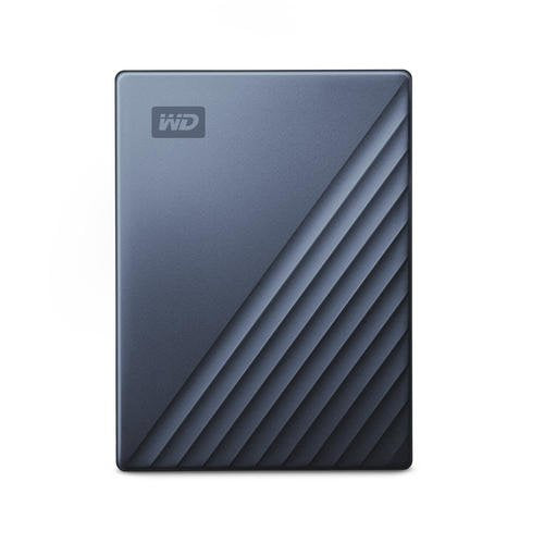 EAN 0718037864051 - Western Digital WDBFTM0040BBL-WESN disco duro externo 4 TB USB Tipo C 3.2 Gen 1 (3.1 Gen 1) Negro, Azul imagen 1