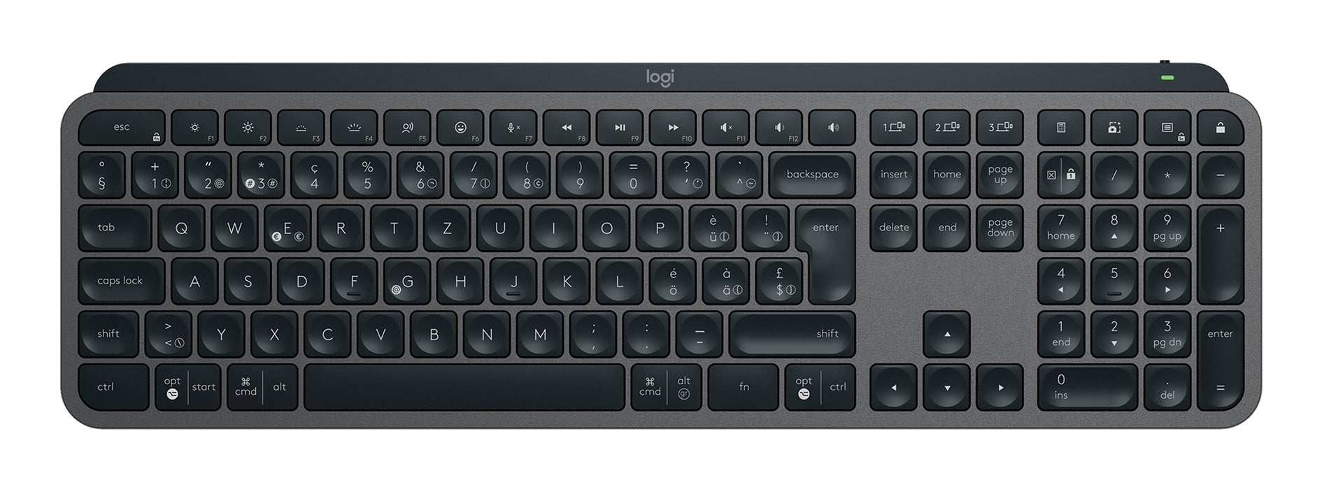EAN 5099206112278 - Logitech MX Keys S teclado Universal Bluetooth QWERTZ Suizo Grafito imagen 6