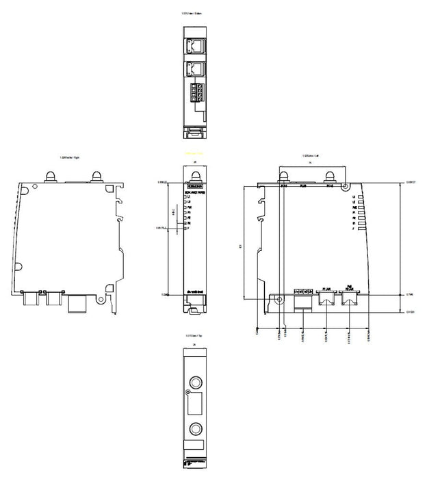 Siemens Scalance W734-1 Rj45 - Wireless Bridge