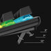 EAN 0196337969827 - HyperX Alloy Origins Core PBT HX Aqua Gaming Keyboard teclado Juego USB Negro imagen 11