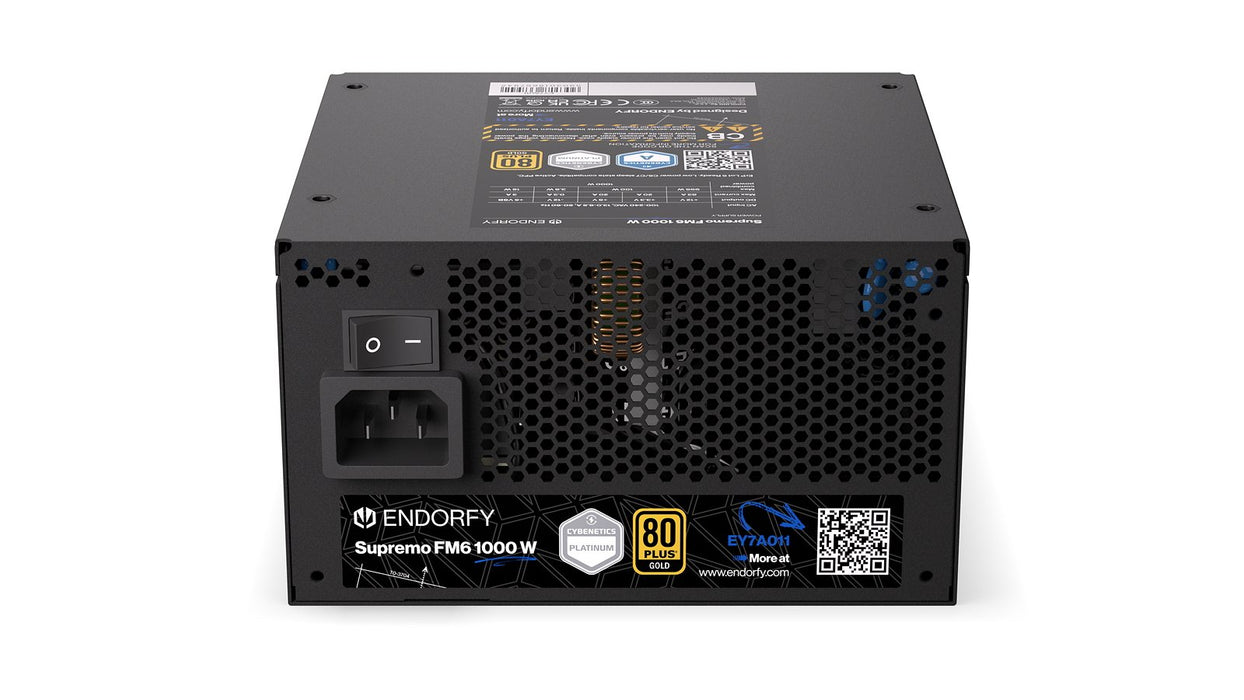 EAN 5903018667942 - ENDORFY Supremo FM6 1000 W unidad de fuente de alimentación 24-pin ATX ATX Negro imagen 9