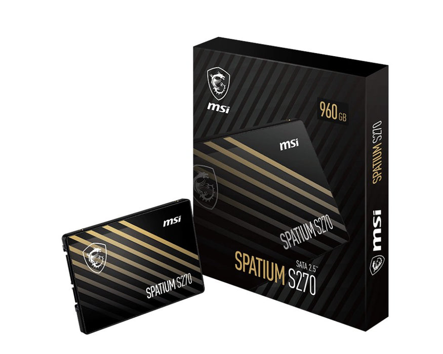 EAN 4711377001175 - MSI Spatium S270 SATA 2.5 960GB 2.5" Serial ATA III 3D NAND imagen 1