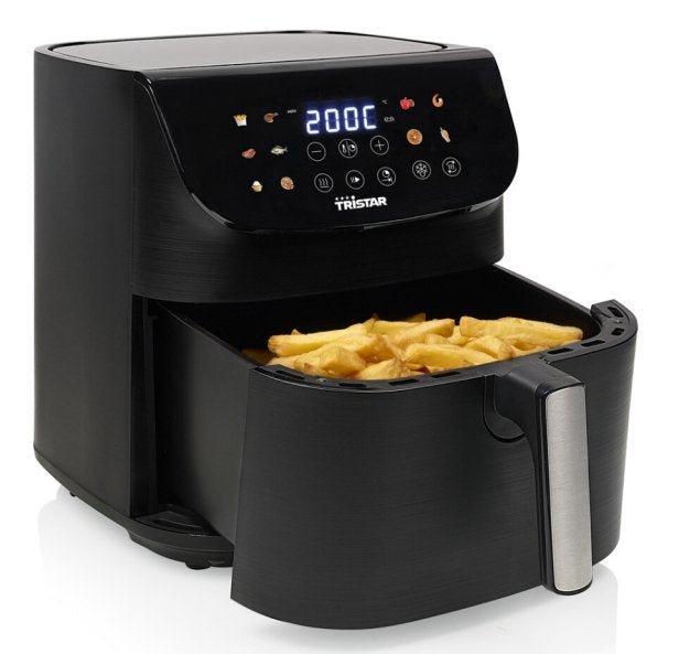 Tristar Fr-9073 Digital Airfryer, 9 L, Digital Led Touchscreen, 1800 W, Black