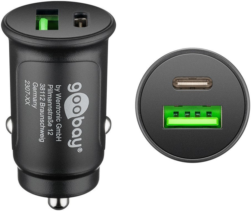 EAN 4040849595219 - Goobay 59521 cargador de dispositivo móvil Universal Negro Encendedor de cigarrillos Carga rápida Auto imagen 1