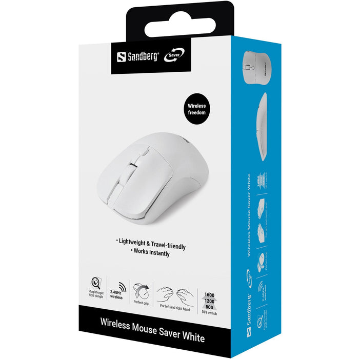 Wireless Mouse Saver White Wireless Mouse Saver White