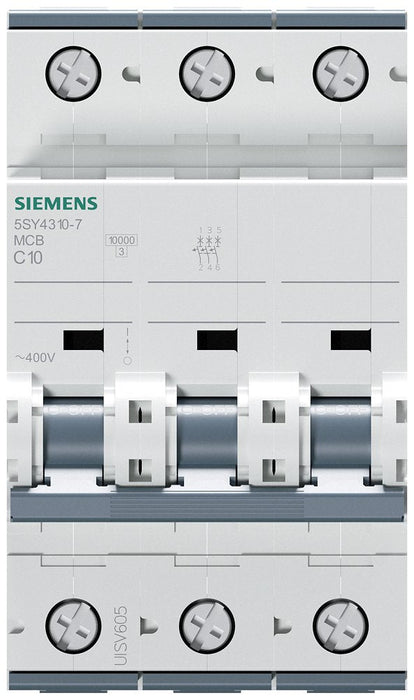 Siemens Automat C 10a 5sy43107 400v 10ka 3p